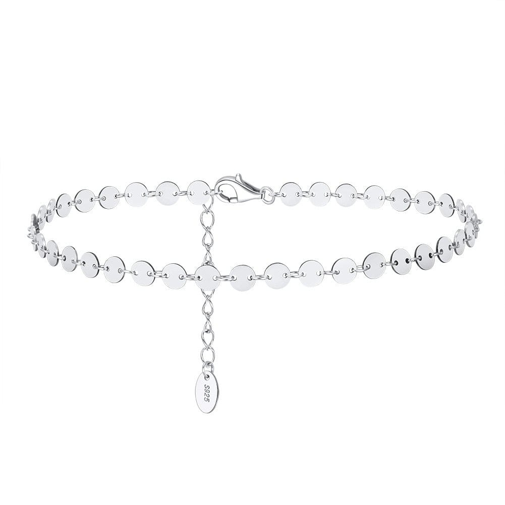 chaine de cheville boheme Argent