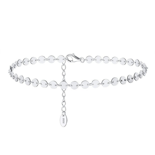 chaine de cheville boheme Argent