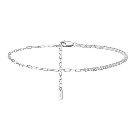 chaine de cheville femme Argent