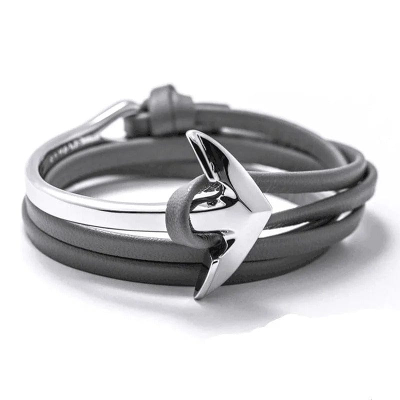 Bracelet Cuir Ancre