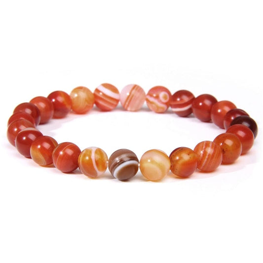 Orange bracelet agate