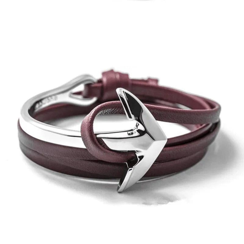 Rouge Foncé / Argent