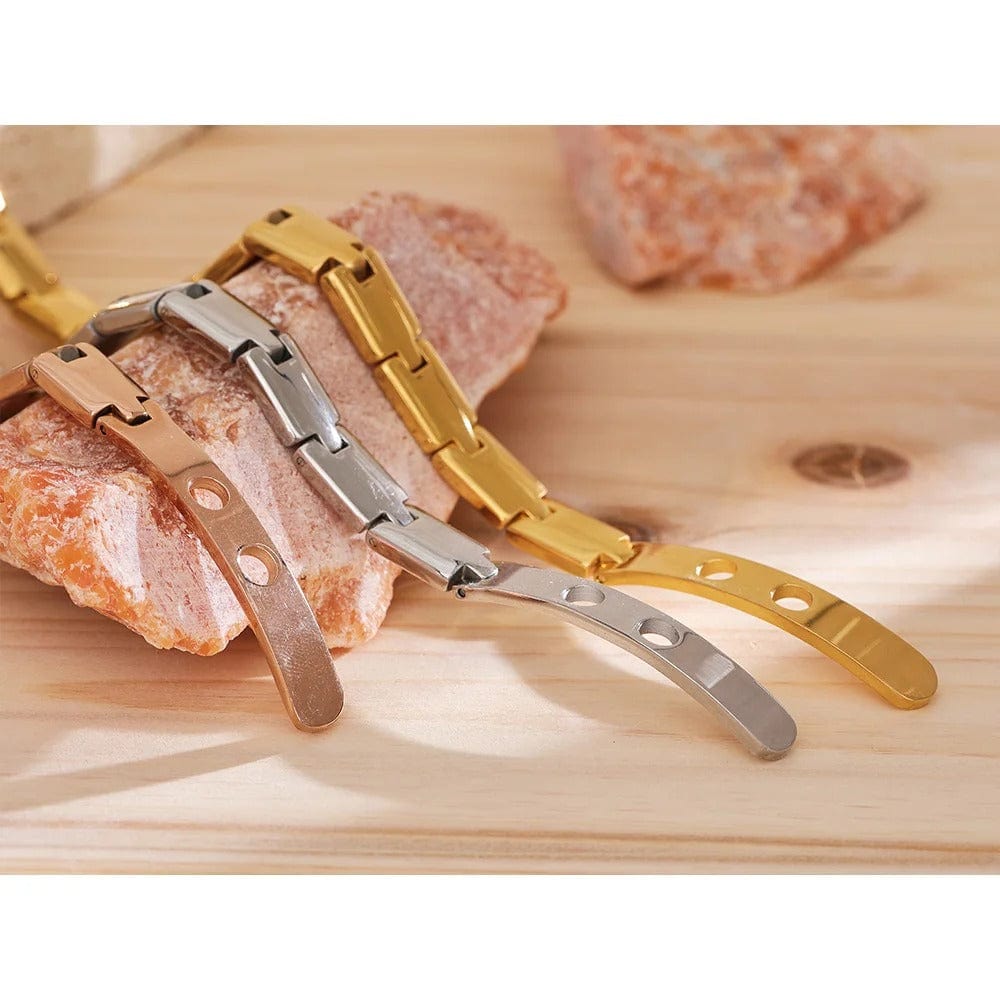 Yhpup-Bracelet en acier inoxydable Bergame JO3 pour hommes et femmes, bracelet cubain, métal de haute qualité, étanche, bijoux unisexes